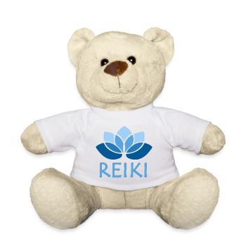reiki blau - Teddy - Weiß - Vorne