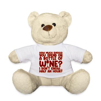 Combien devriez-vous dépenser pour une bouteille de vin? 3 - Nounours - blanc - Devant