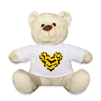 Souris des champs Cœur de chauve-souris Lune - Nounours - blanc - Devant