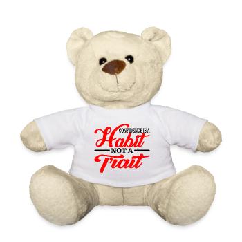 La confiance est une habitude, pas un trait 2 - Nounours - blanc - Devant