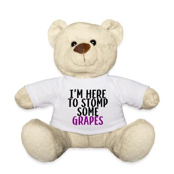 I'm Here To Stomp Some Grapes 3 - Teddy - Weiß - Vorne