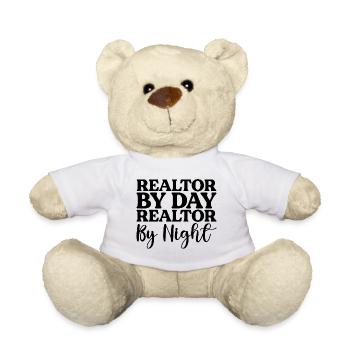 Realtor By Day Realtor By Night 3 - Teddy Bear - white - Front
