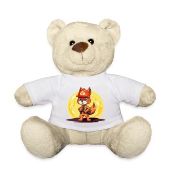 Pompier Nutkin - Nounours - blanc - Devant