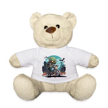 Undead Ride: Ein Zombie-Biker in einer Stadt voller Spaziergänger - Teddy - Weiß - Vorne