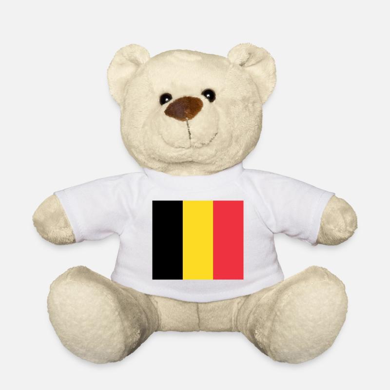 Belgium - Teddy Bear - white