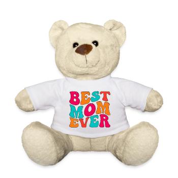 Meilleure maman de tous les temps - Nounours - blanc - Devant