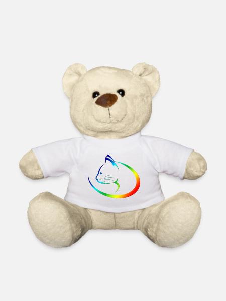 Katze - Teddy - Weiß