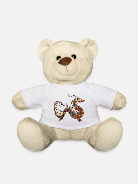 dragon e 11 - Nounours - blanc