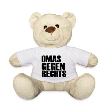 Omas gegen rechts - Teddy - Weiß - Vorne