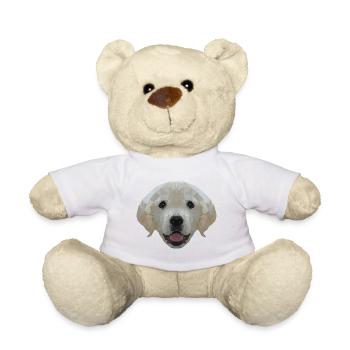 Chien Labrador Polygone - Nounours - blanc - Devant