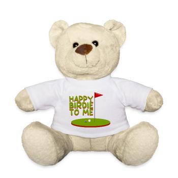 Happy Birdie To Me - Teddy - Weiß - Vorne