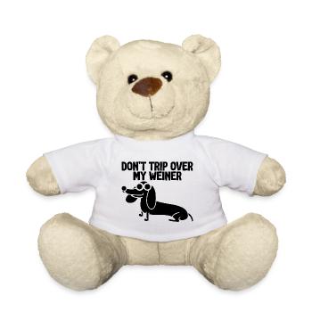 Ne trébuchez pas sur mon Weiner 2 - Nounours - blanc - Devant