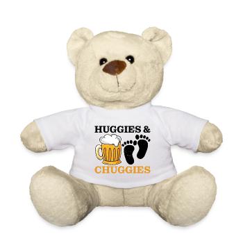 Huggies and Chuggies 16 - Teddy Bear - white - Front