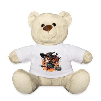 Vol nocturne des sorcières - Nounours - blanc - Devant