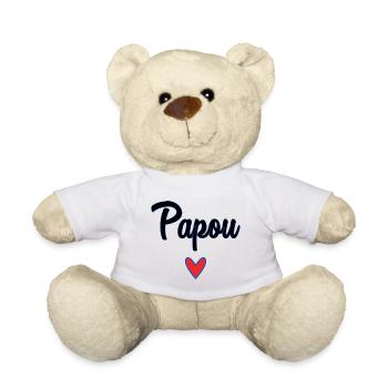 PAPUAN. DAD. FATHER'S DAY. HAPPY FATHER'S DAY - Teddy Bear - white - Front