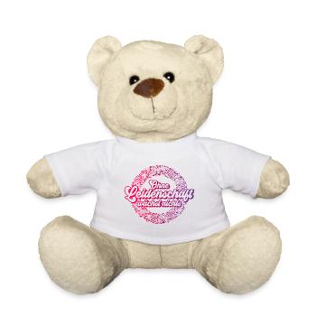 Wein Weinflasche Leidenschaft - Teddy - Weiß - Vorne