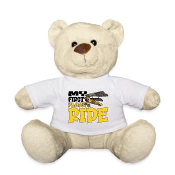 My First Plane Ride 48 - Teddy - Weiß - Vorne