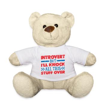 Introvert But I'll Knock All This Stuff Over 2 - Teddy - Weiß - Vorne