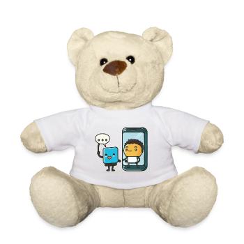 Vie intelligente - Nounours - blanc - Devant