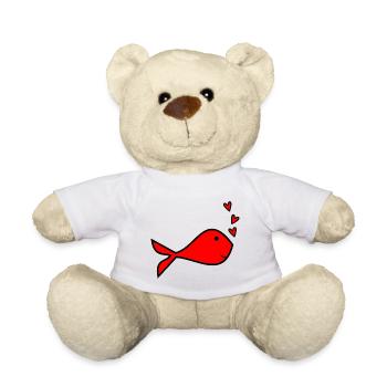BONNE FÊTE PAPA. PAPA. FÊTE DES PÈRES. BONNE FÊTE - Nounours - blanc - Devant