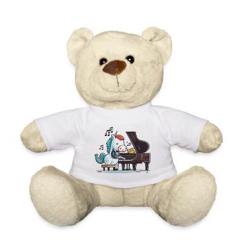 Mélodie de licorne - Nounours - blanc - Devant