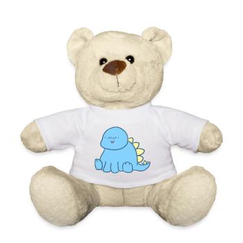 Dino mignon - Nounours - blanc - Devant