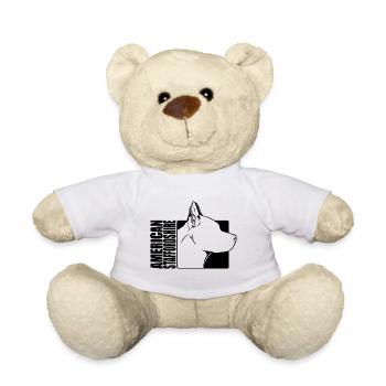 American Staffordshire Profile Dogs Dog Wilsigns - Teddy Bear - white - Front
