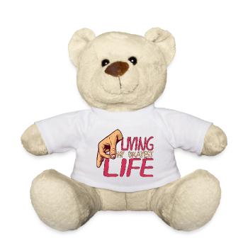 Vivre ma vie la plus agréable 7 - Nounours - blanc - Devant