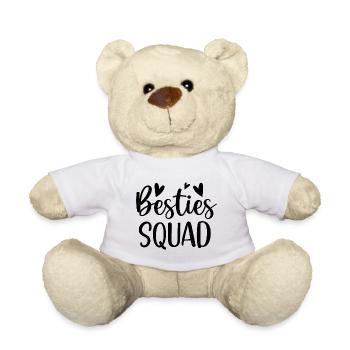 Besties Squad Best Friends - Teddy Bear - white - Front