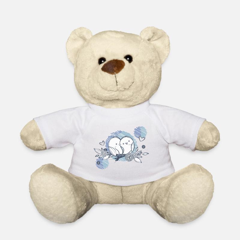 Hochzeit Brautpaar Geschenk Just Married Liebe - Teddy - Weiß