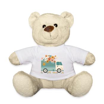 Ramasser une fleur 3 - Nounours - blanc - Devant