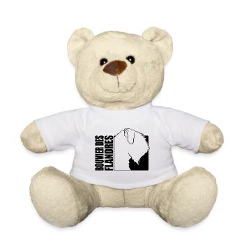 Bouvier des Flandres Profile Dog Dogs Wilsigns - Teddy Bear - white - Front