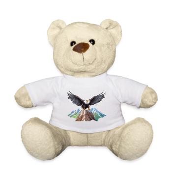 Majestic Eagle - Teddy Bear - white - Front