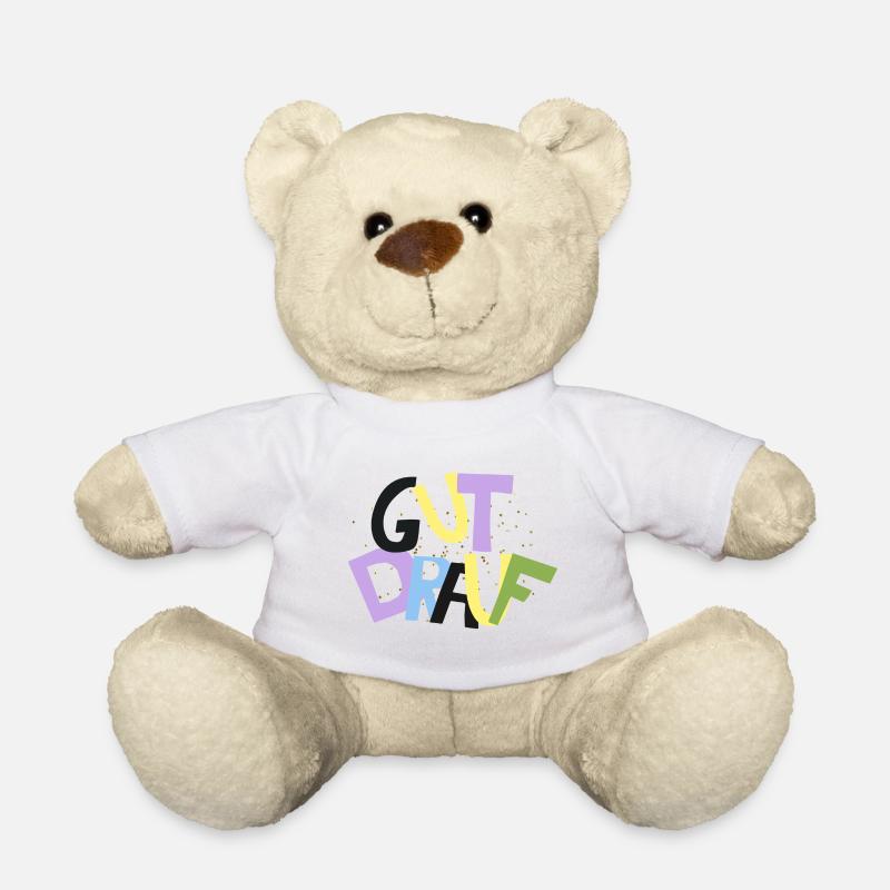 Gut drauf, Gute Laune, Positiv, Ja, Karneval, Gut - Teddy - Weiß