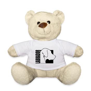 Labrador Profil Labbi Chiens Chien Wilsigns - Nounours - blanc - Devant