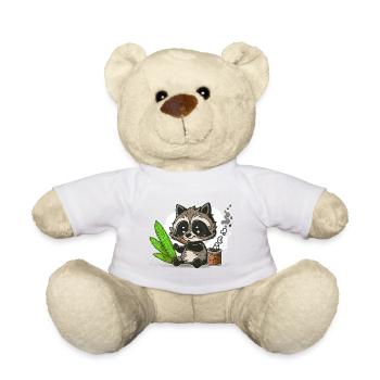 Joint Rolling Raccoon - Nounours - blanc - Devant