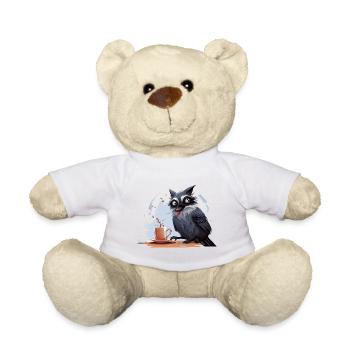 The Caffeine Intruder - Teddy Bear - white - Front