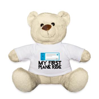 My First Plane Ride 32 - Teddy - Weiß - Vorne