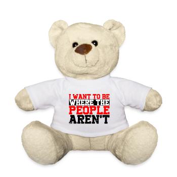 I Want To Be Where The People Aren't 3 - Teddy - Weiß - Vorne