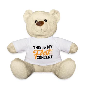 C’est mon premier concert 41 - Nounours - blanc - Devant