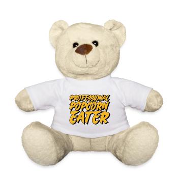 Mangeur de pop-corn professionnel - Nounours - blanc - Devant