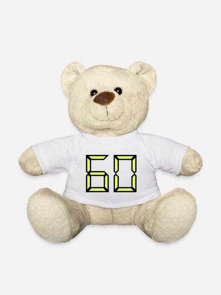 60. GEBURTSTAG. ALLES GUTE ZUM GEBURTSTAG! - Teddy - Weiß