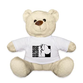 Vieux Anglais Bulldog Profil Chiens Chien Wilsigns - Nounours - blanc - Devant