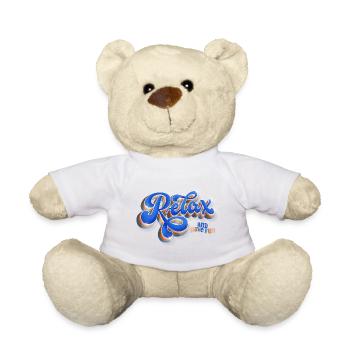 Relax and Have Fun - Teddy Bear - white - Front