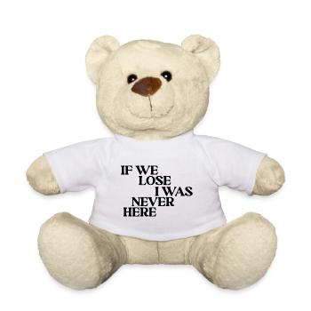 Si nous perdons, je n’étais jamais là - Nounours - blanc - Devant