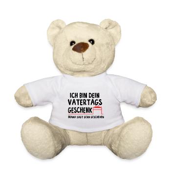 Ich bin dein Vatertagsgeschenk - Teddy - Weiß - Vorne