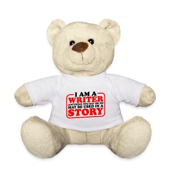 Tout ce que vous dites ou faites peut être utilisé dans une histoire 29 - Nounours - blanc - Devant
