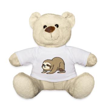 Paresseux zen - Nounours - blanc - Devant