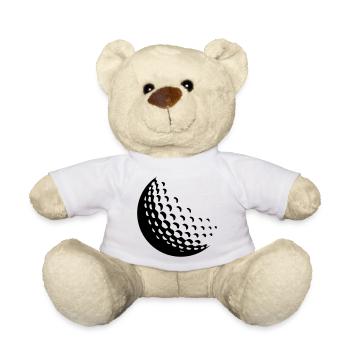 Balle de golf en mouvement - Nounours - blanc - Devant