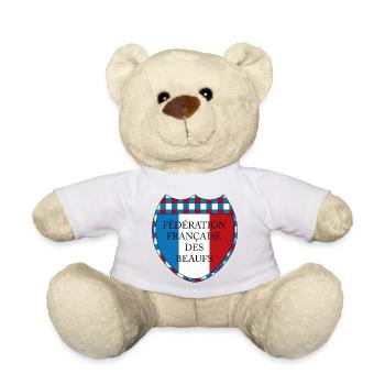 Equipe de France des Beaufs - Nounours - blanc - Devant